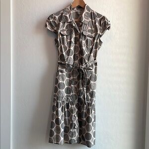 Stylish Black and White Polka Dot Dress